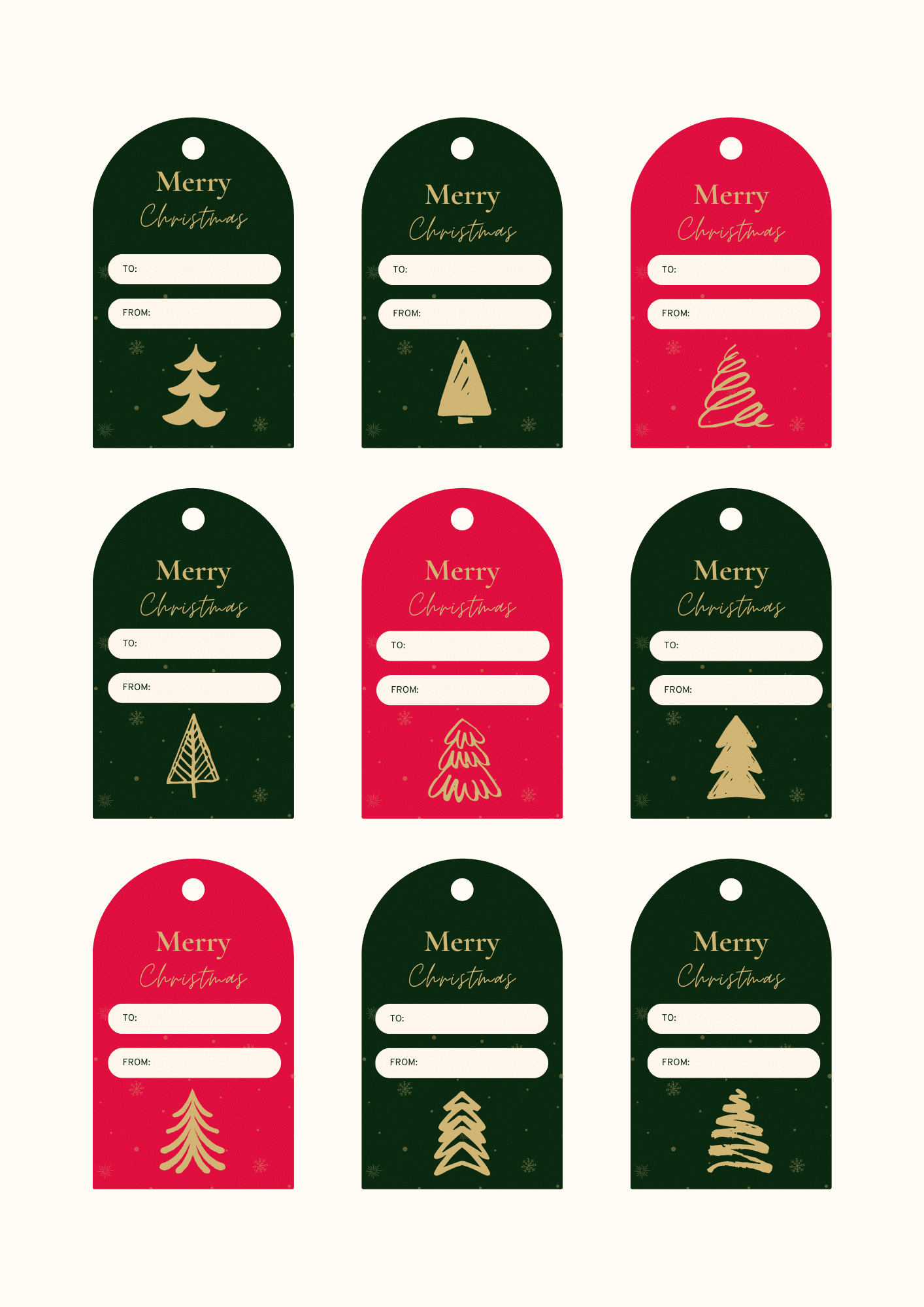 Christmas Tag Set 2025
