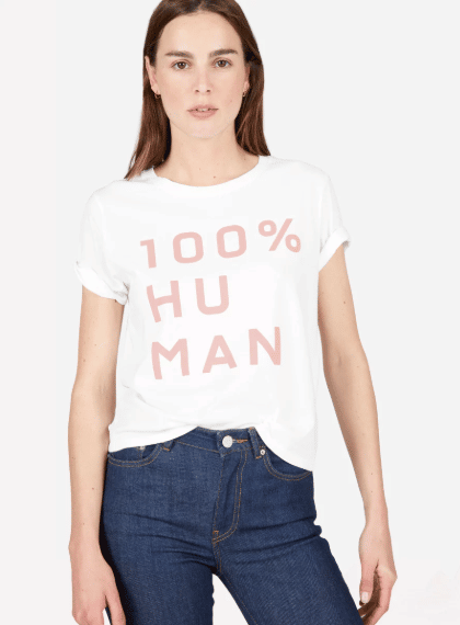Charity Gifts That Give Back 2025: 100% Human T-Shirt 2025