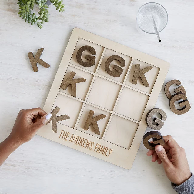Cool Personalized Gifts 2025: Custom Tic Tac Toe Game 2025