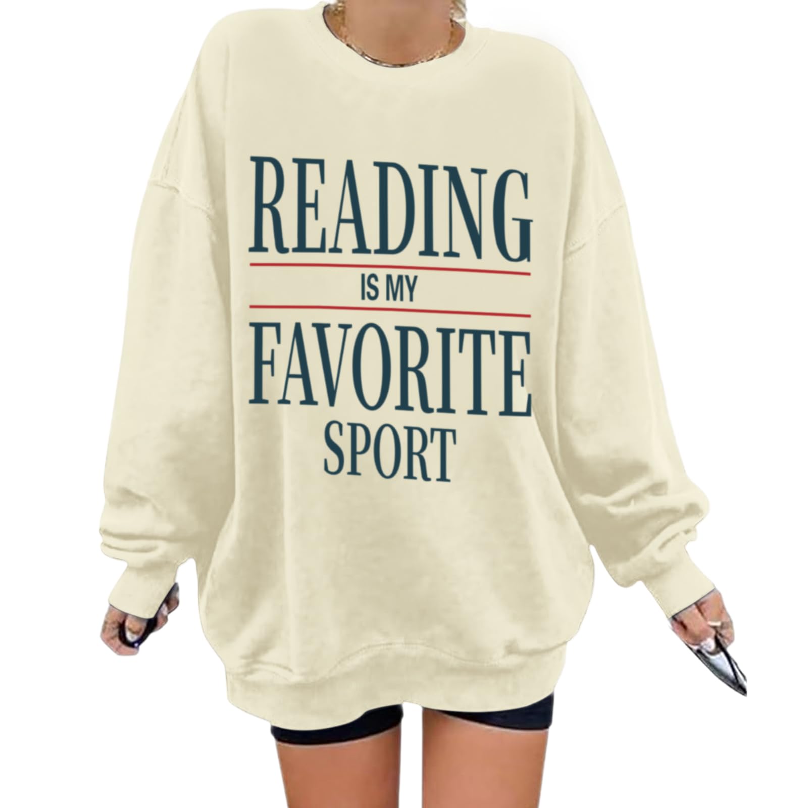 'Reading Is My Favorite Sport' Sweatshirt