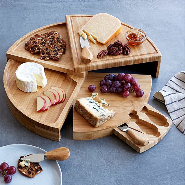 Popular Housewarming Gifts 2025: Swivel Cheese Board 2025