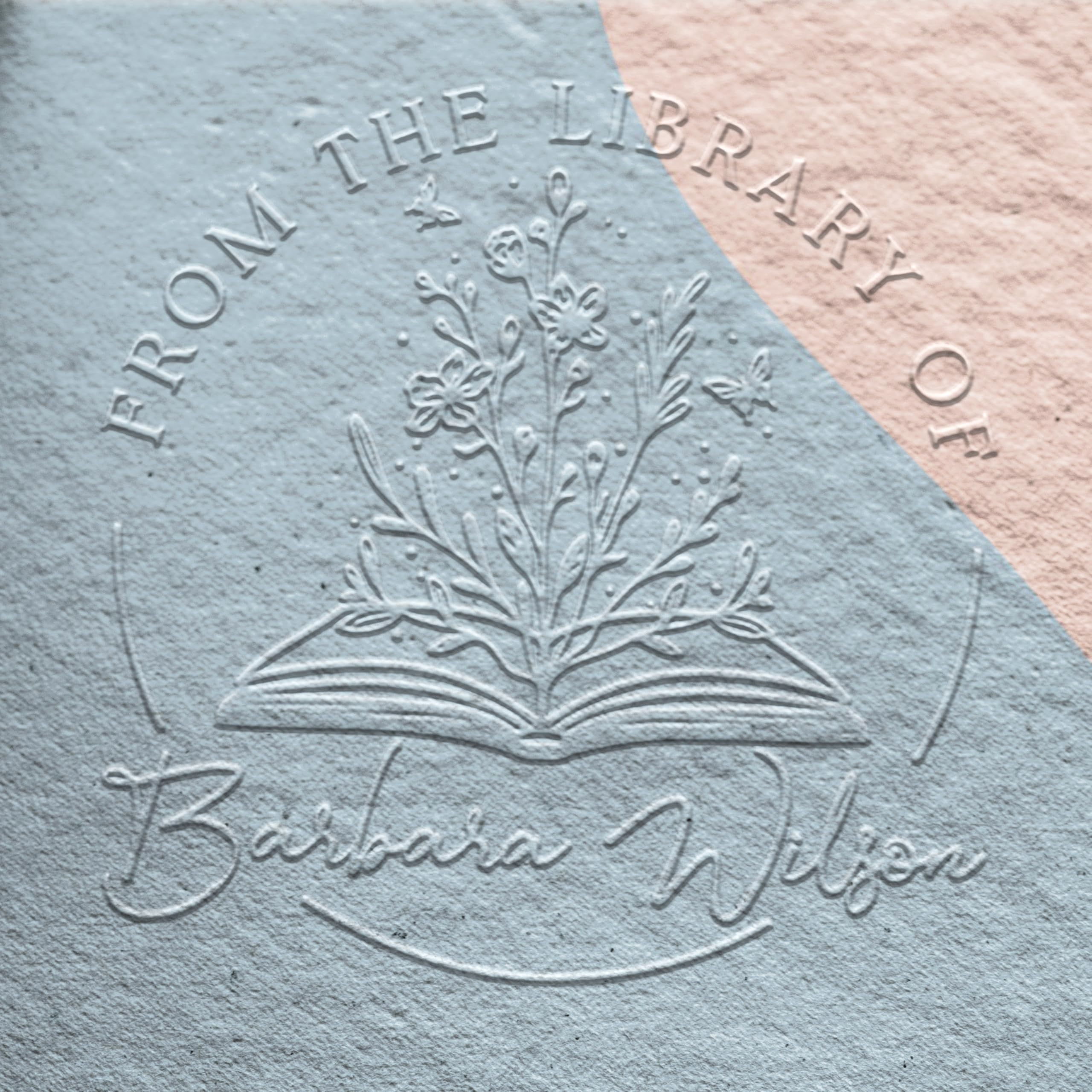 Personalized 'From the Library Of' Book Embosser