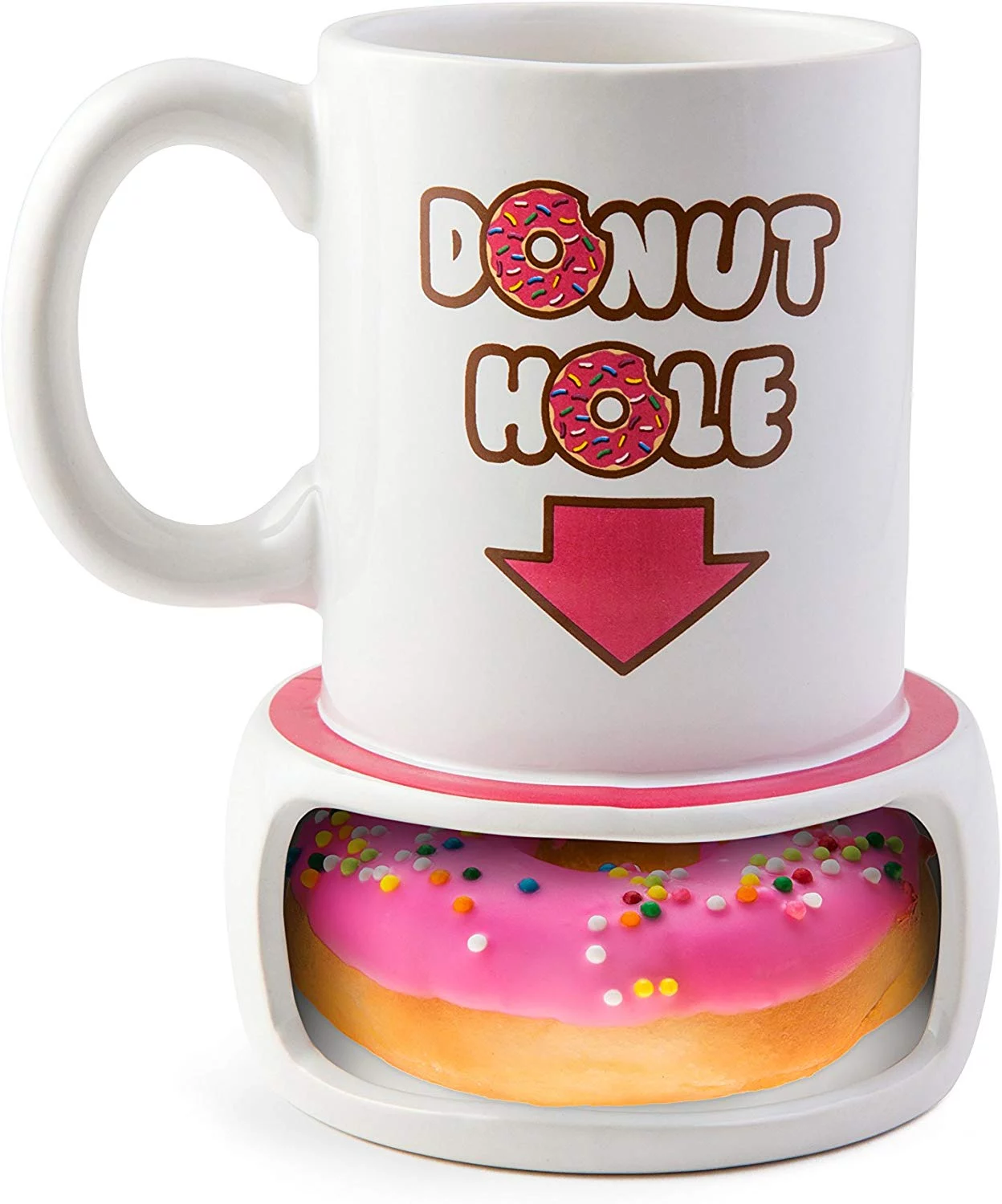 Funny Gag Gifts 2025: Donut Hole Mug 2025