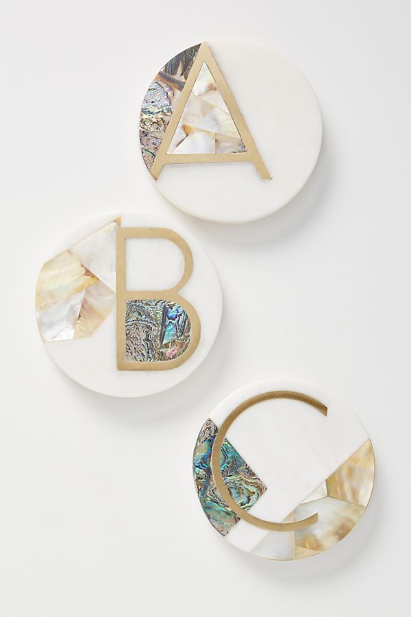 Thanksgiving Gifts 2025: Monogram Drink Coasters 2025