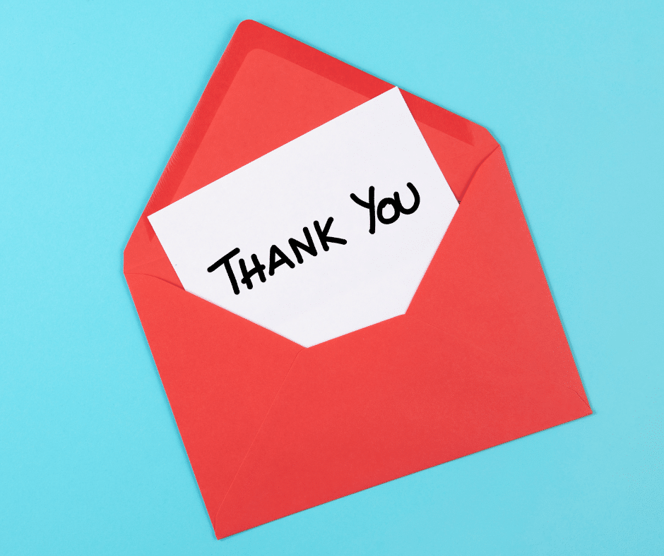 THANK YOU CARD IDEAS 2025