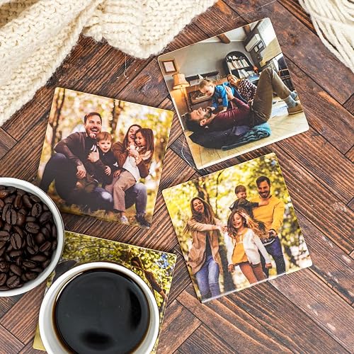Custom Family Photo Coasters