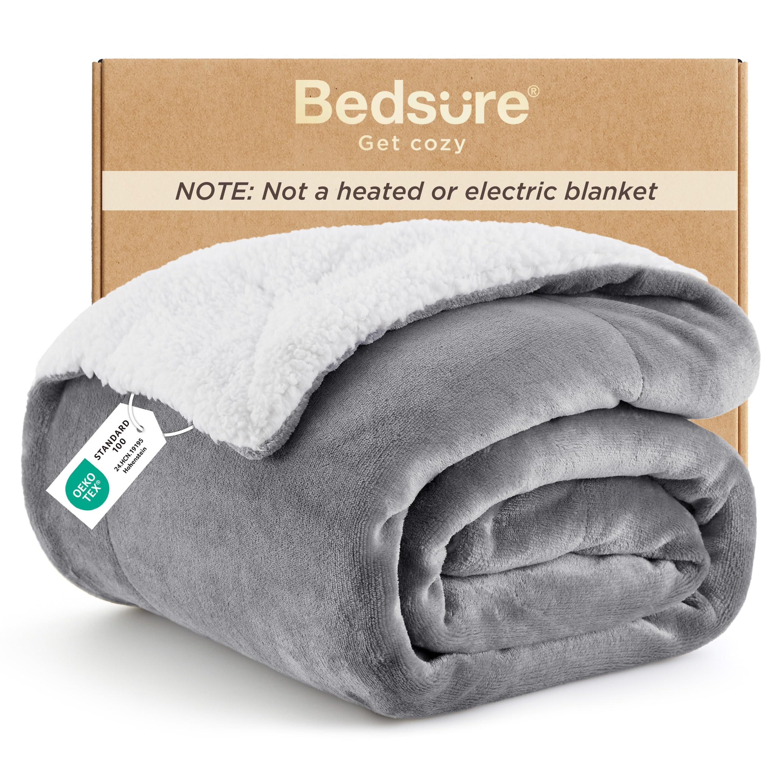 Bedsure Sherpa Fleece Throw
