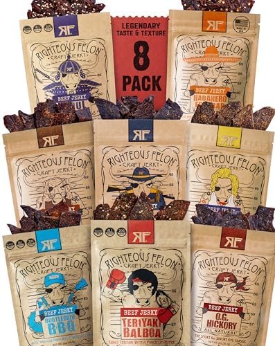 Righteous Felon Craft Jerky Variety Pack