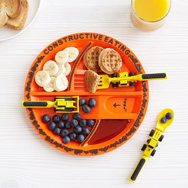 Best Secret Santa Gifts 2025: Kids Construction Plate 2025