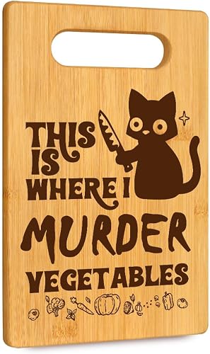 This Is Where I Murder Vegetables Cutting Board