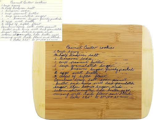 Personalized Recipe Cutting Board