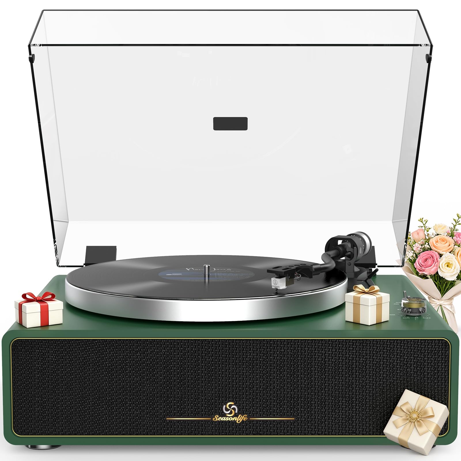 All-in-One Bluetooth Record Player