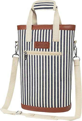 Insulated Wine Bottle Tote Bag