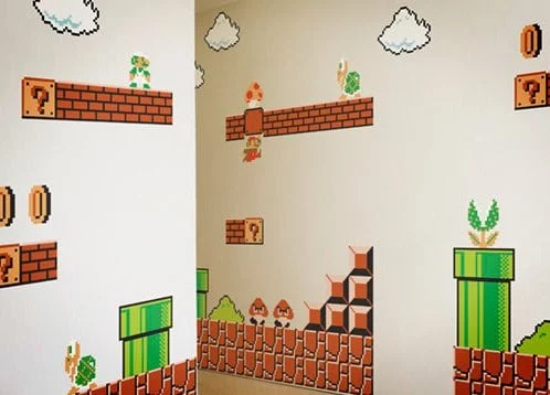 Best Nerd Gifts 2022: Super Mario Brother Wall Decal Stickers for Geeks 2022