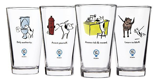 Best Gifts for Dog Lovers 2022: Glass Tumbler Set 2022