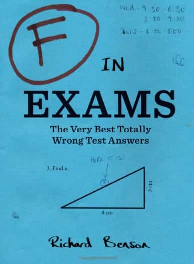 Best Teacher Gifts 2023: The F in Exams Book 2023