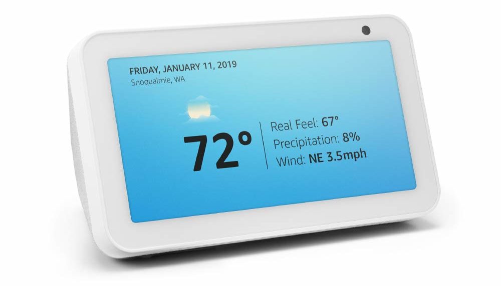 New Echo Show 5 Compact 2024 in Sandstone White - Gift Ideas For 2024