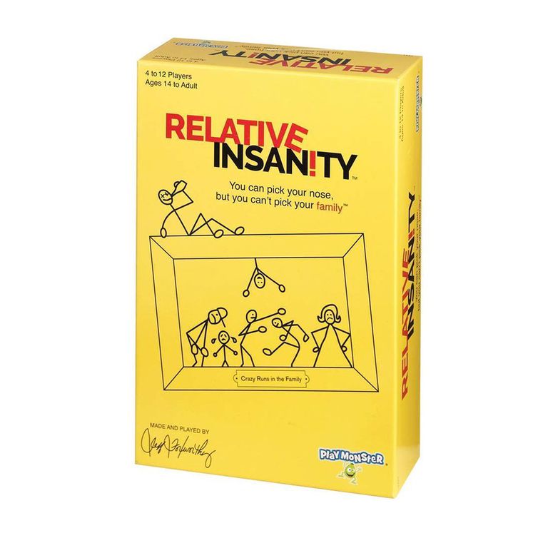 Best Stocking Stuffers 2022: Relative Insanity Game for Kids 2022