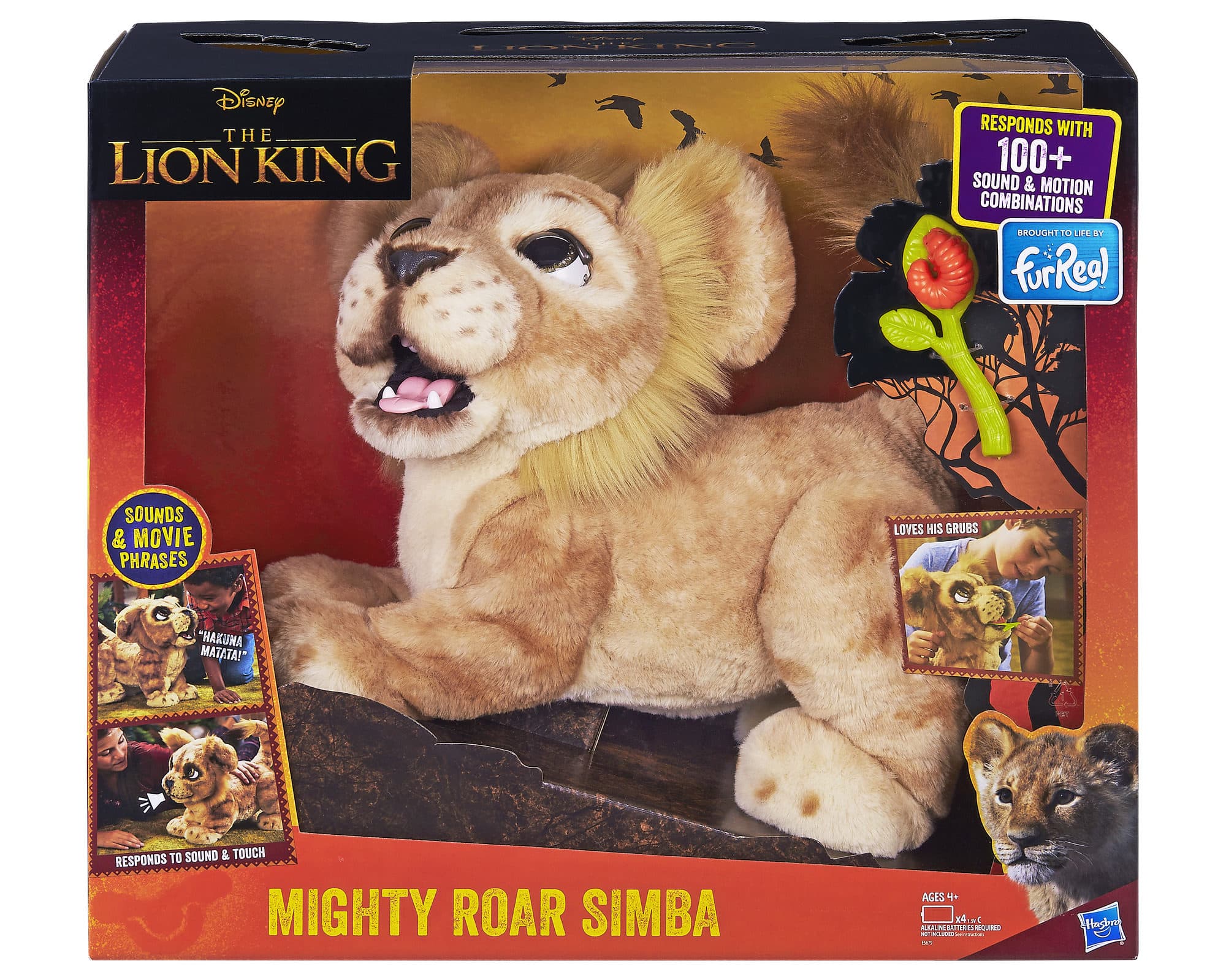 Pre Order Mighty Roar Simba FurReal Lion King Interactive Toy Lion 2022