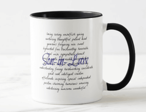 Unique Gifts for Son 2022: Son in Law Coffee Mug 2022