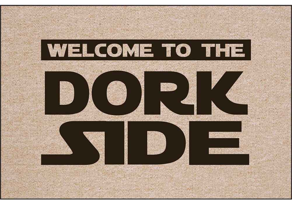 Best Nerd Gifts 2022: Welcome to the Dork Side Doormat 2022
