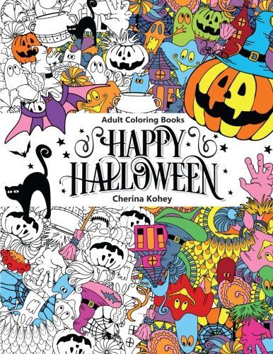 Best Halloween Gifts 2023: Happy Halloween Adult Coloring Book 2023