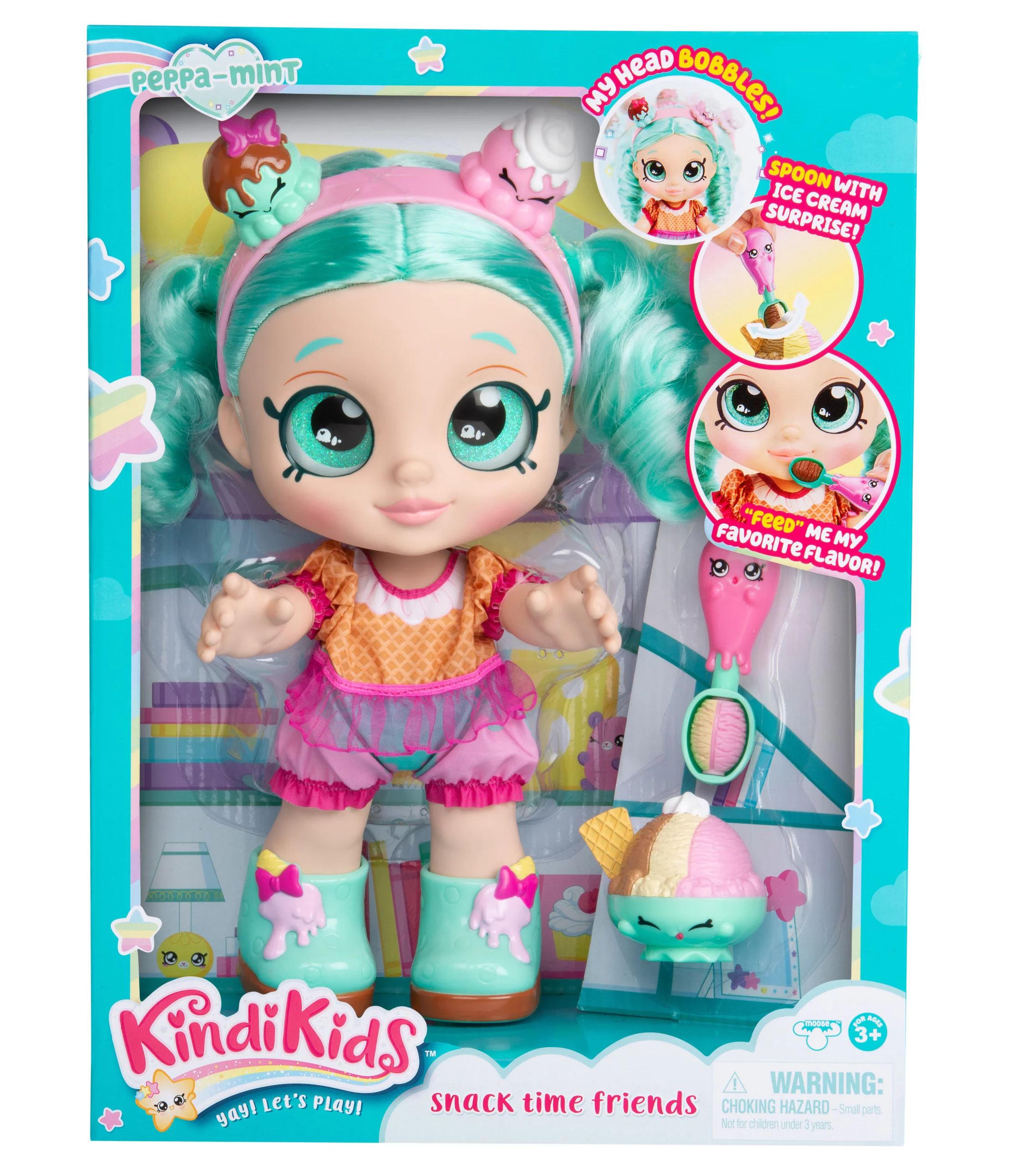 KindiKids Doll 2022: Peppa Mint