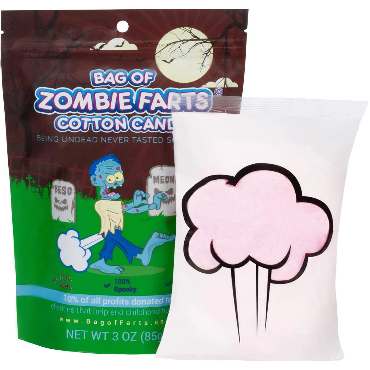 Best Halloween Gifts 2022: Zombie Farts Cotton Candy 2022