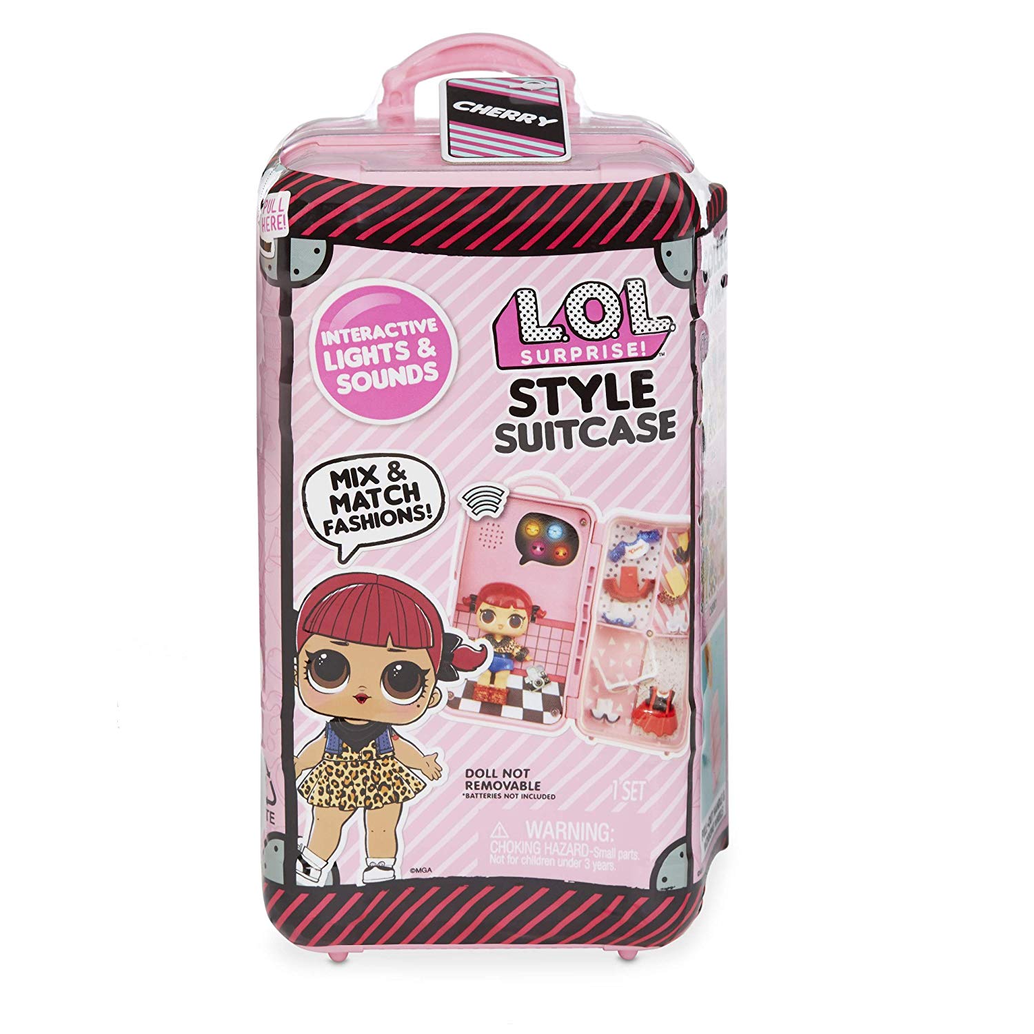 2022 LOL Surprise Style Suitcase: Cherry Doll