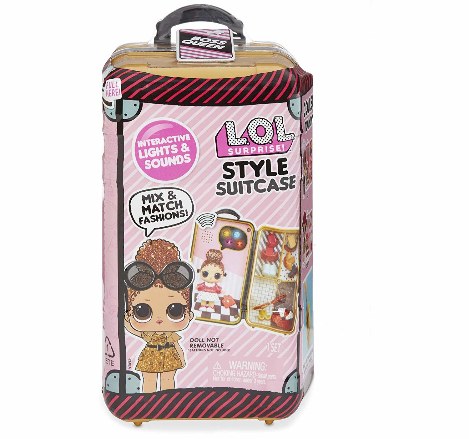 2022 LOL Surprise Style Suitcase: Boss Queen Doll