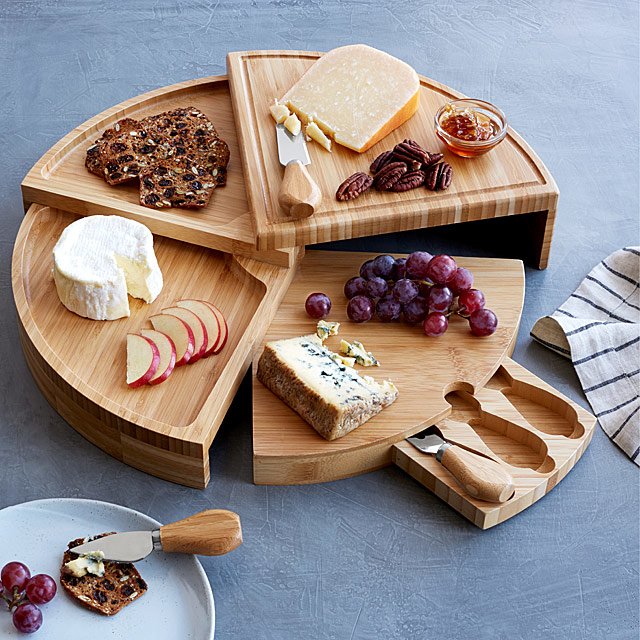 Popular Housewarming Gifts 2024: Swivel Cheese Board 2024