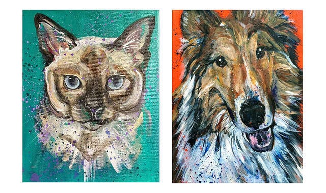 Cool Personalized Gifts 2022: Custom Pet Portraits 2022