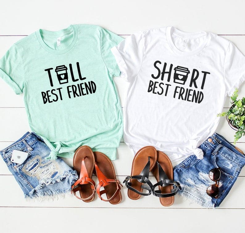 Best Selling Etsy Gifts 2022: BFF T-Shirts 2022