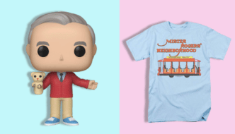 Mister Rogers Gifts 2022 - Mr Rogers A Beautiful Day in the Neighborhood Movie Toys, T-Shirt, Merchandise 2022