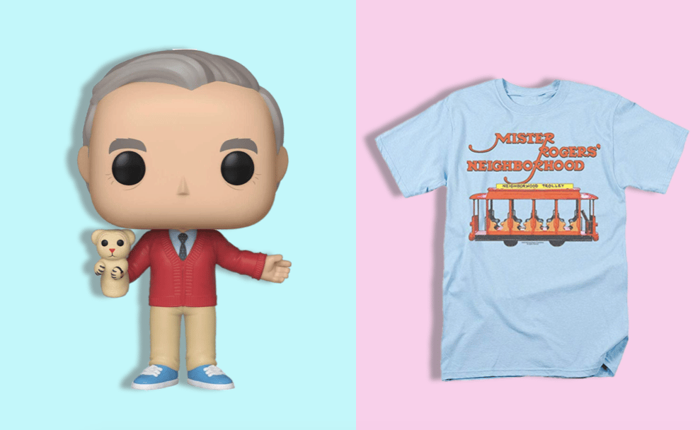 Mister Rogers Gifts 2023 - Mr Rogers A Beautiful Day in the Neighborhood Movie Toys, T-Shirt, Merchandise 2023