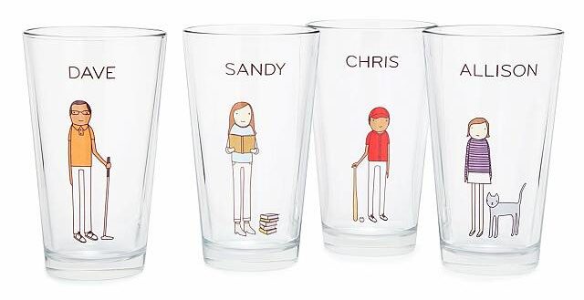 Cool Personalized Gifts 2023: Custom Family Glasses 2023
