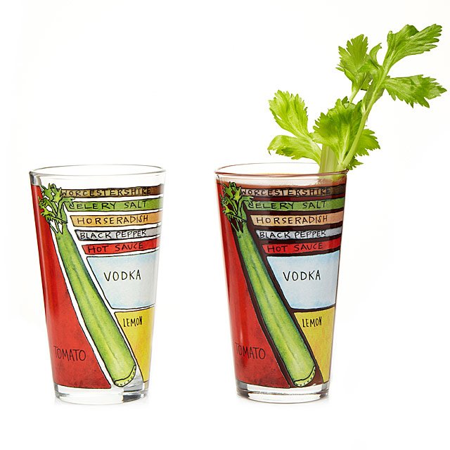 Inexpensive Hostess Gifts 2023: Bloody Mary Glass Gift Set 2023