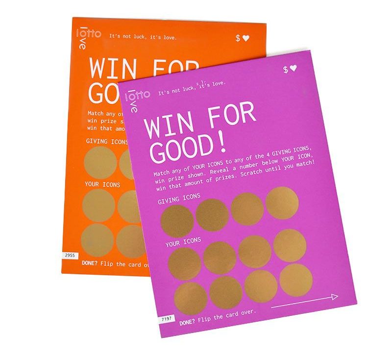 Charity Gifts That Give Back 2022: Scratch Off Cards 2022