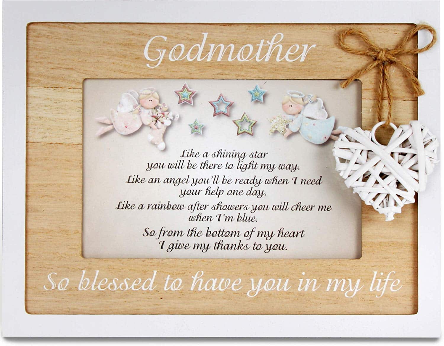 Best Godmother Gifts 2022: Traditional Godmother Picture Frame 2022