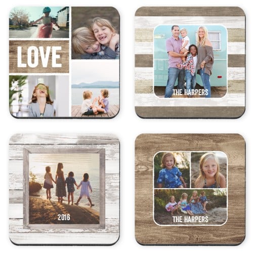 Best Photo Gift 2024: Wood Frame Drink Coasters 2024
