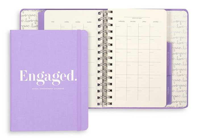 Gifts For Fiance 2023: Engagement Calendar Book