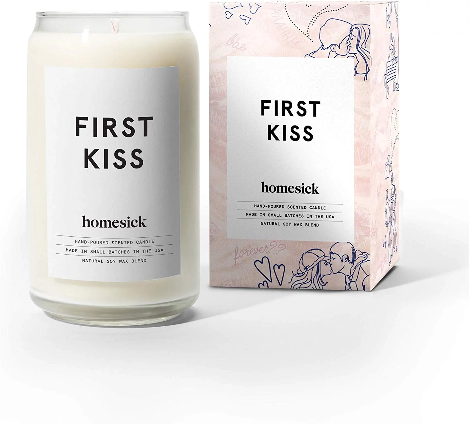Gifts For Fiance 2022: First Kiss Homesick Candle