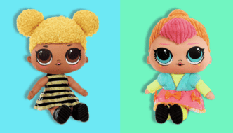 Buy LOL Surprise Plush Dolls 2022 - LOL Stuffed Animals Neon QT & Queen Bee