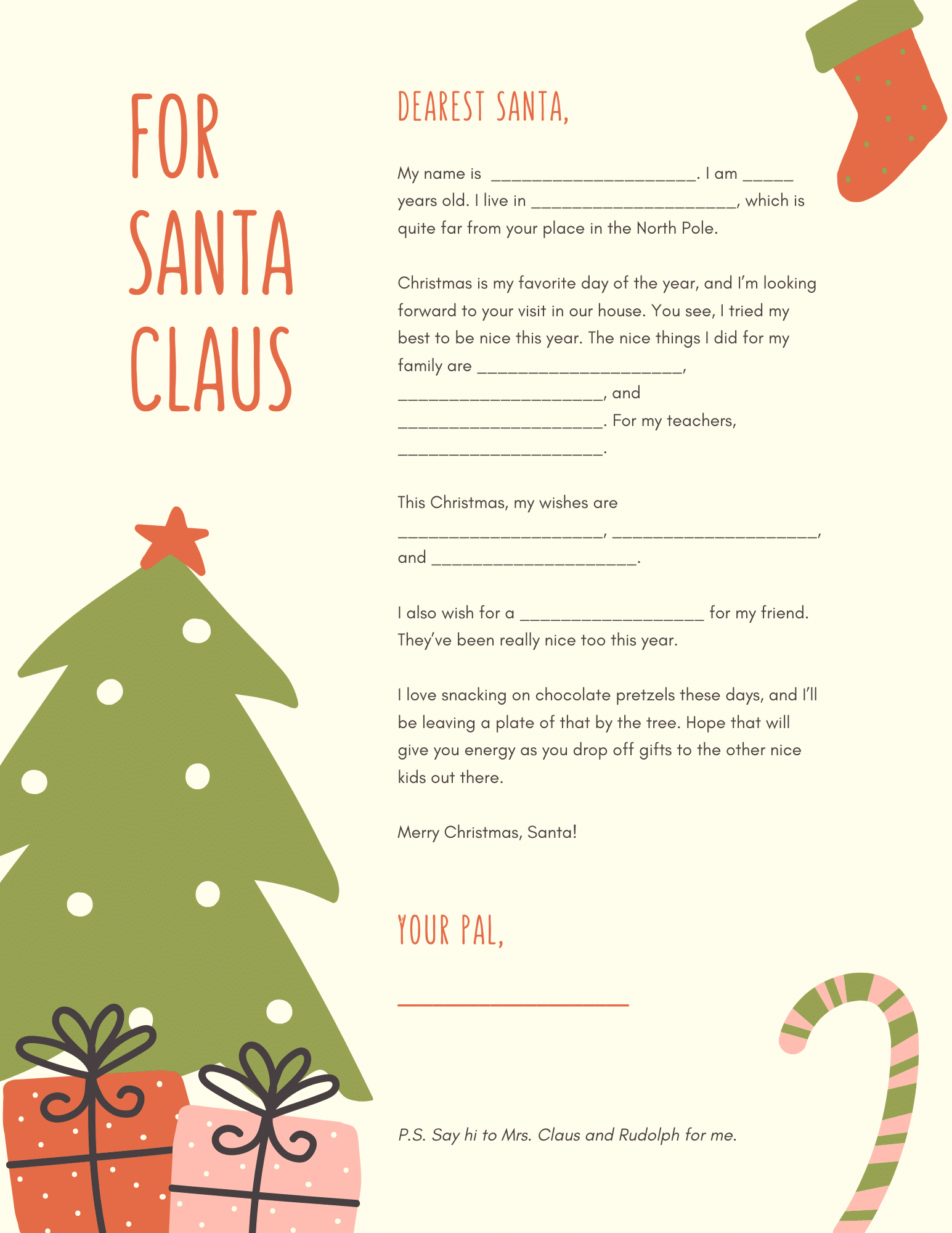 For Santa Claus