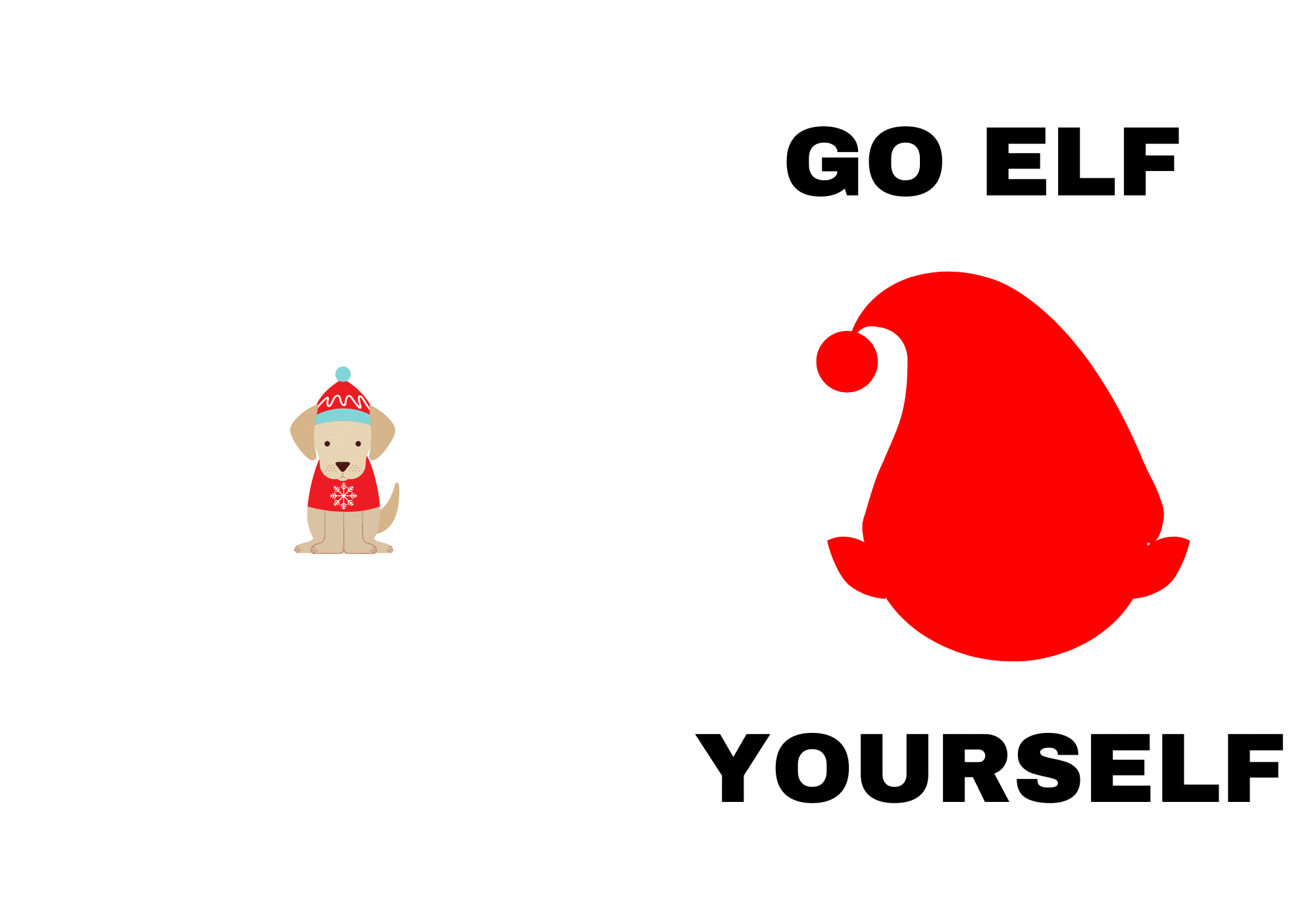 Go Elf Yourself Card Printable