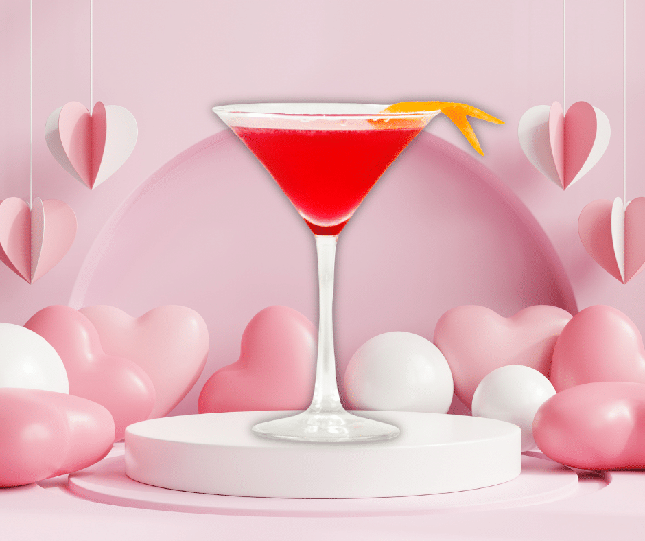 Cupid's Cosmo Cocktail for Valentine's Day