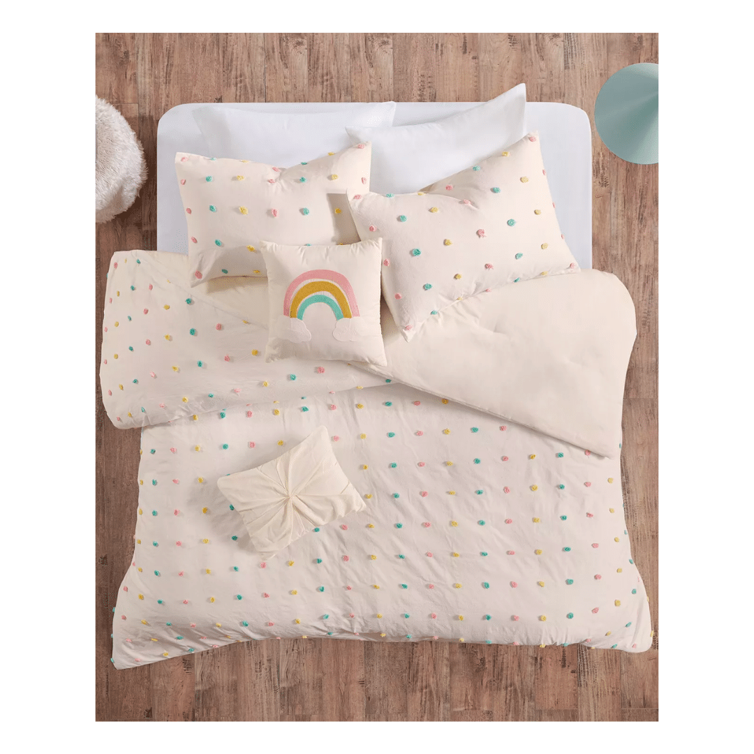 Callie Pom Pom 4 Piece Comforter Set - Twin