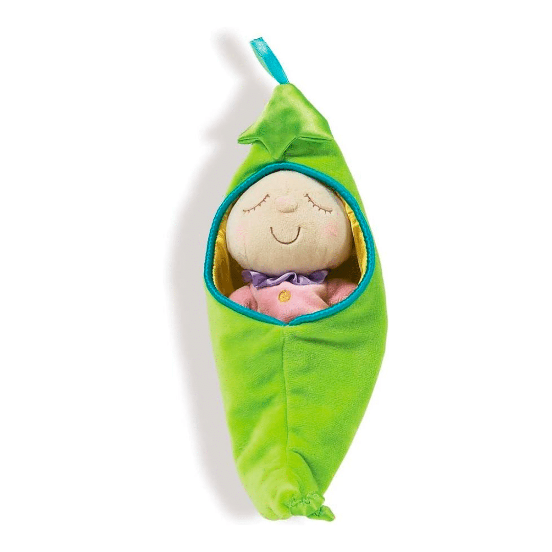 Manhattan Toy Snuggle Pod Sweet Pea First Baby Doll with Cozy Sleep Sack