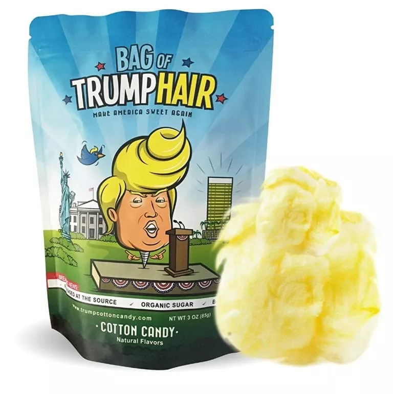 Best White Elephant Gifts 2023: Trump Hair Cotton Candy 2023