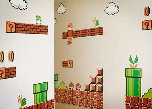 Best Nerd Gifts 2023: Super Mario Brother Wall Decal Stickers for Geeks 2023